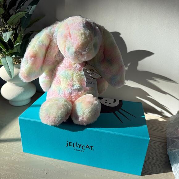 Jellycat China Shanghai Exclusive Luxe Lazulia Bunny Medium AUTHENTIC ‼️ - Picture 10 of 11